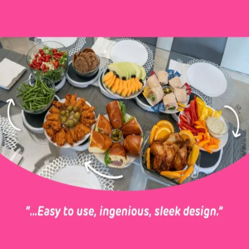 Lazy Susan Rotating Tray (Portable) Homera.pk