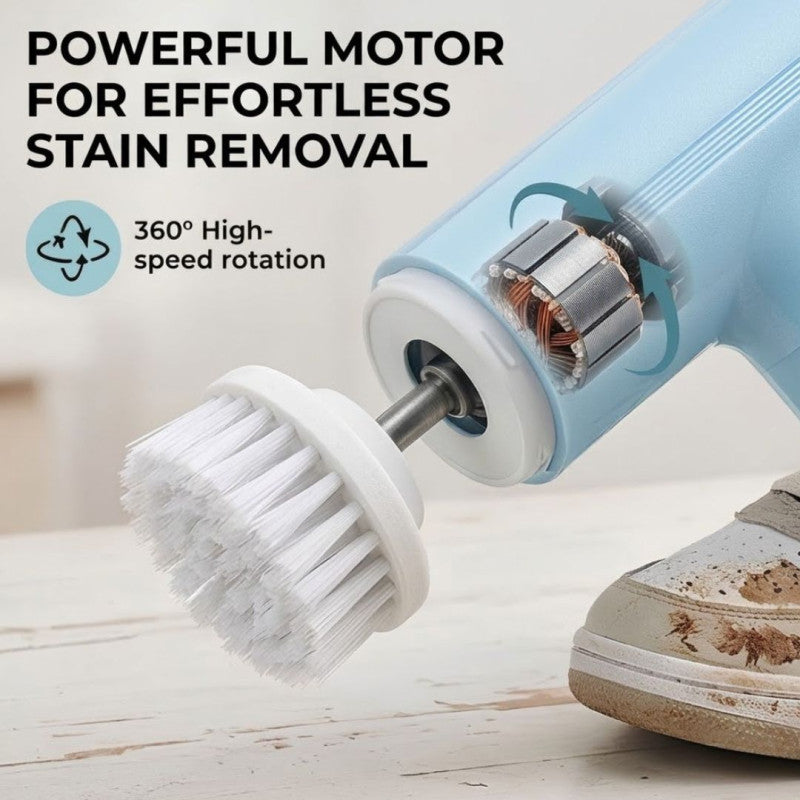 3 in 1 Shoe Cleaner Brush Rechargeable Cleaning Tool Homera.pk