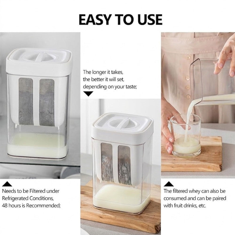 Yogurt Filter & Strainer 1100ml Homera.pk