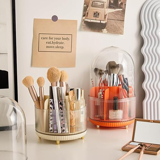 Beauty Spin 360 Makeup Organizer with Transparent Cover Homera.pk