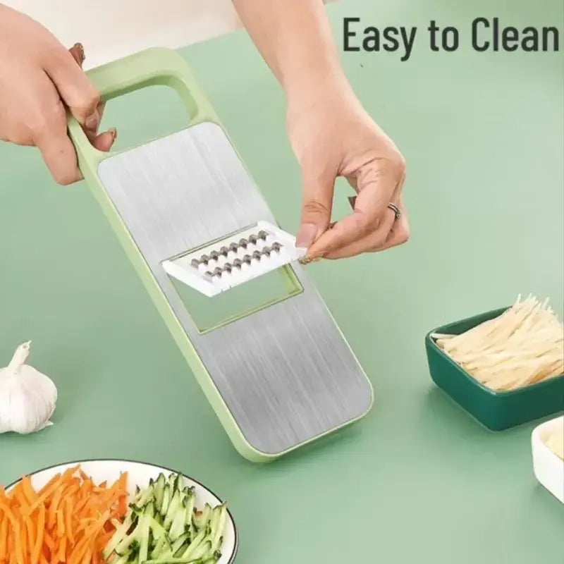 5in1 Vegetable Cutter Slicer Stainless Steel Homera.pk