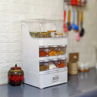 King Size Kitchen Seasoning Box & Storage Rack Homera.pk