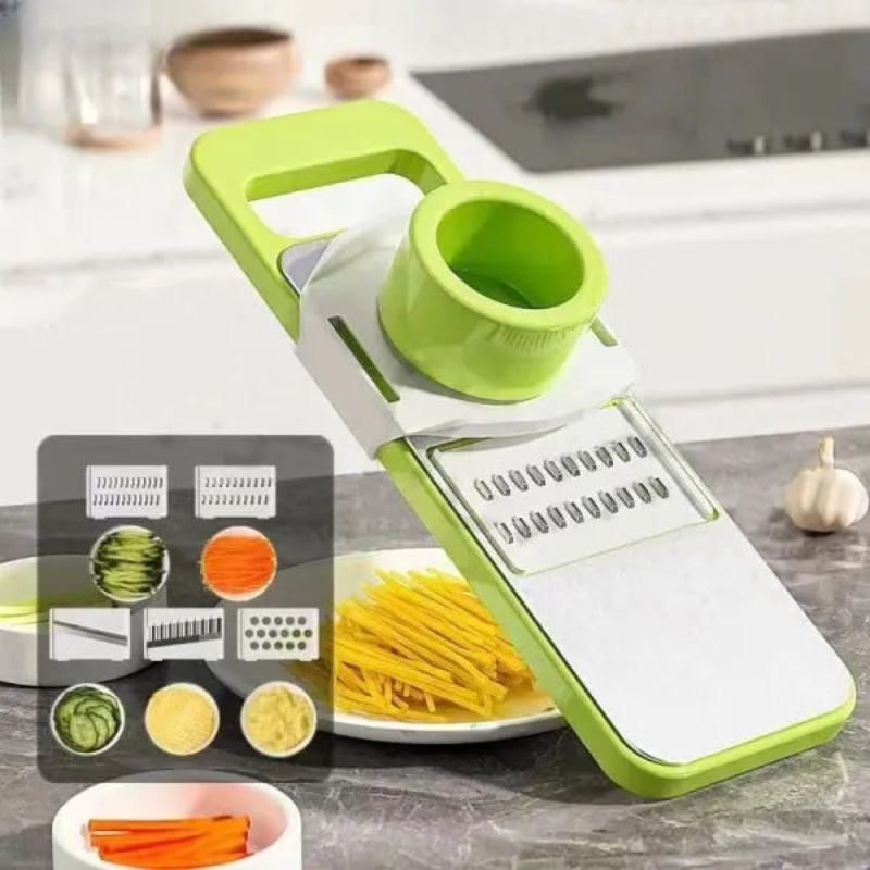 5in1 Vegetable Cutter Slicer Stainless Steel Homera.pk